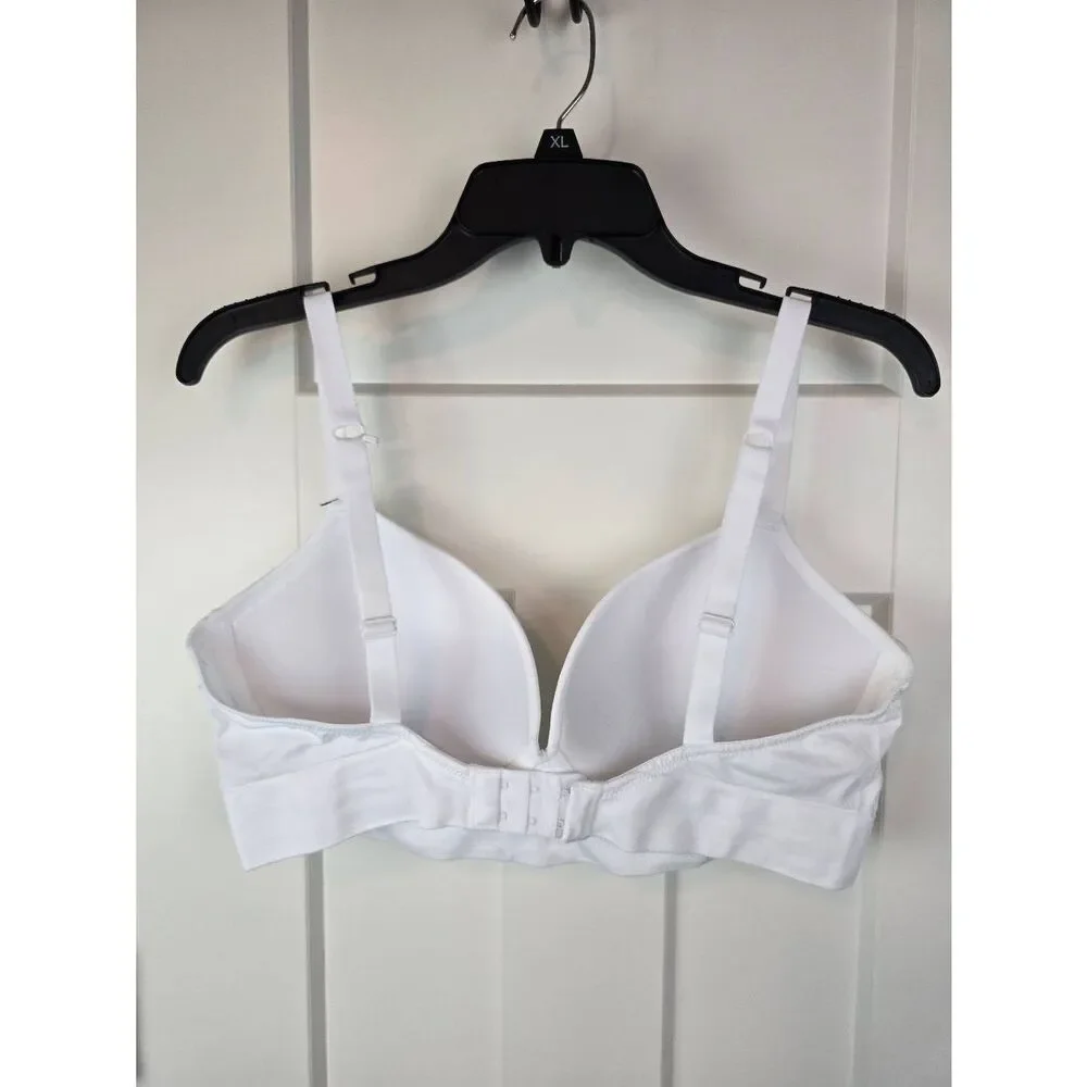 No Boundaries Push Up Bra Sz XL White